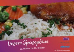 Die Speisepläne für die...