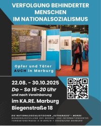 ❓❓Warst du schon in der Marburger Ausstellung zur "Verfolgung Behinderter Menschen im...