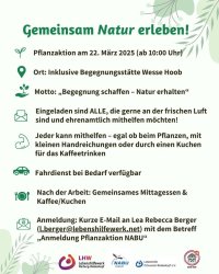Pflanzaktion am Wesse Hoob...