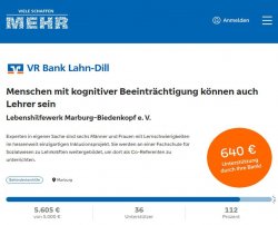 Crowdfunding-Aktion...