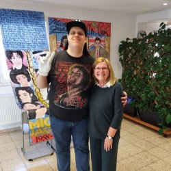 Ausstellung mit Kunstwerken...